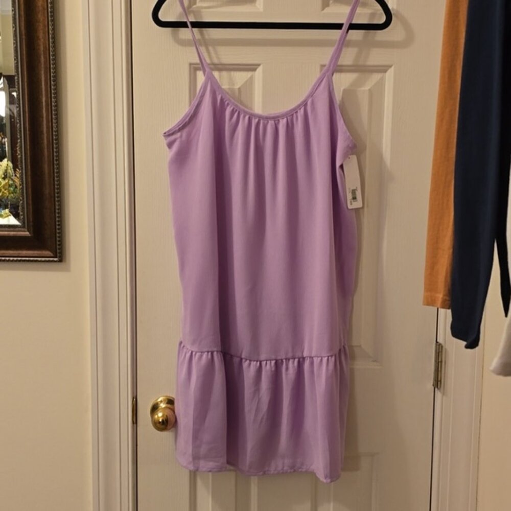 FRESHWATER BRAND WOMEN'S JUNIOR SIZE PURPLE SUNDRESS/COVER UP SIZE  MEDIUM 8-10